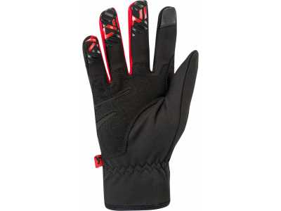 Mănuși de iarnă pentru bărbați SILVINI Ortles negre/roșii