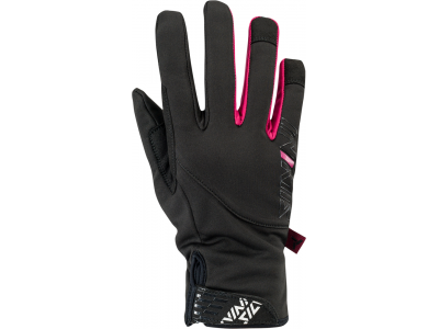 SILVINI Ortles WA1540 čierne/ružové rukavice