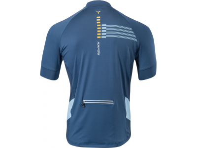 Męska koszulka rowerowa SILVINI Croce pomegranateowa/niebieska