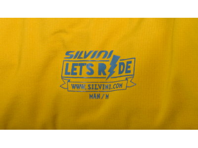 SILVINI Dello MTB shorts, yellow/blue
