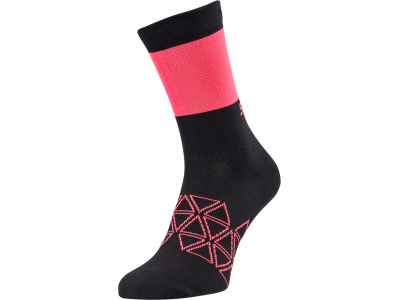SILVINI Bardiga Socken, schwarz/rot