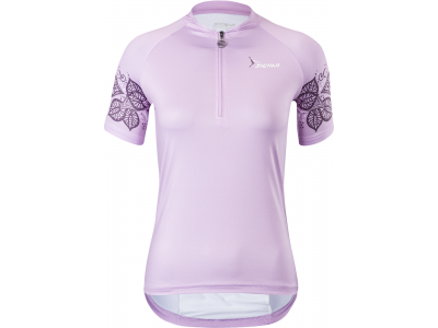 Damska koszulka rowerowa SILVINI Sabatini w kolorze różowo-fioletowym