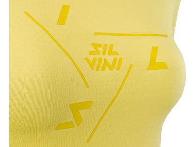 Damska koszulka rowerowa SILVINI Giona w kolorze żółtym