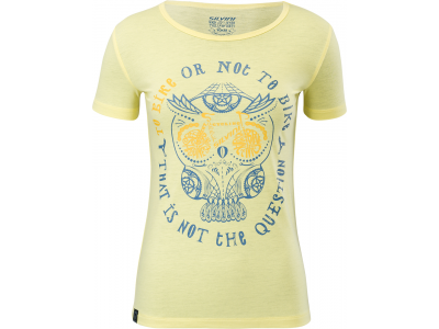 Silvini t-shirt made of PET material Pelori yellow/blue