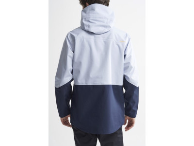 Craft Shell jacket, light blue/dark blue