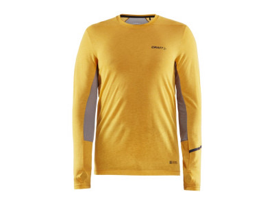 CRAFT SubZ Woll-T-Shirt, gelb