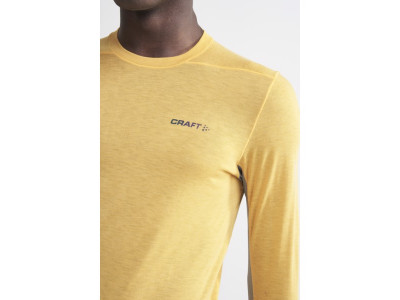 T-shirt wełniany CRAFT SubZ, żółty