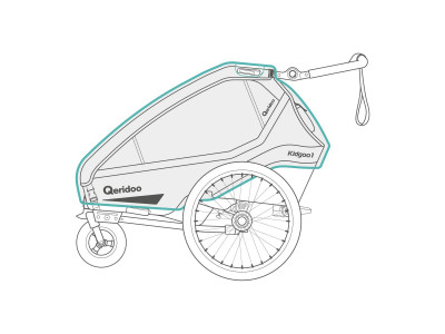 Qeridoo Zubehör - Regenmantel für Kidgoo 2020, Modell 2021