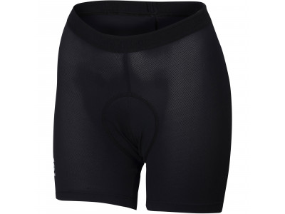 Sportful X-Lite Pantaloni de damă căptușiți cu inserție, negru
