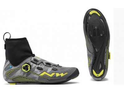 Northwave Flash Arctic GTX road winter cycling shoes Reflective / Yellow Fluo
