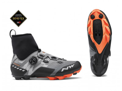 Northwave Raptor GTX winter MTB cycling shoes Reflective / Orange Lobster
