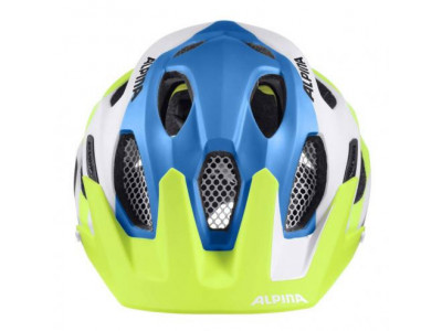 ALPINA Carapax cycling helmet blue-white-yellow