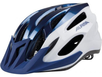 ALPINA Kask rowerowy MTB 17 niebiesko-biały