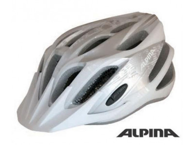 ALPINA Tour 2.0 přilba, stříbrná/bílá