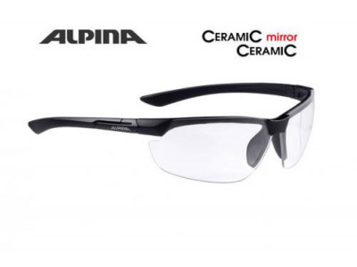 ALPINA Cyklistické okuliare DRAFF čierna mat