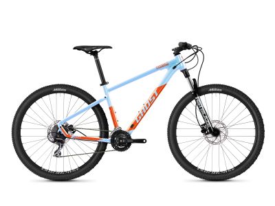 GHOST KATO Essential 27.5 kerékpár, light blue pearl/orange gloss