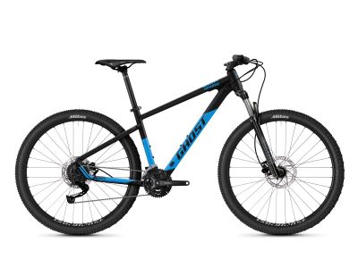 GHOST KATO Universal 27.5 bicykel, black/bright blue gloss