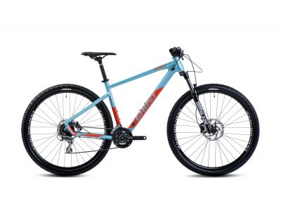 GHOST KATO Essential 29 bicykel, light blue pearl/orange gloss