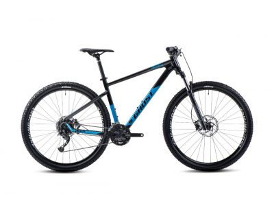 Ghost KATO Universal 29 bicycle, black/bright blue gloss