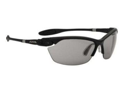 ALPINA Cyklistické okuliare TWIST Three 2.0 VL matné čierne sklá: Varioflex čierne, fogstop S2-3
