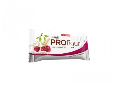 Nutrend PRO FIGUR MÜSLI - višňa s jogurtovou polevou, 33 g