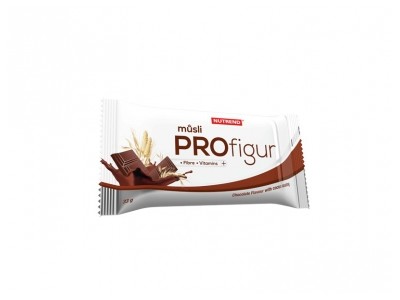 Nutrend PRO FIGUR MÜSLI - čokoláda s kakaovou polevou, 33 g