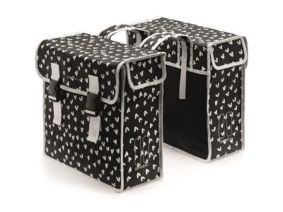 Basil MARA XL DOUBLE BAG tašky na nosič, černá