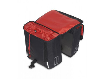 Basil SPORT DESIGN-DOUBLE BAG tašky na nosič, 32 l, čierna