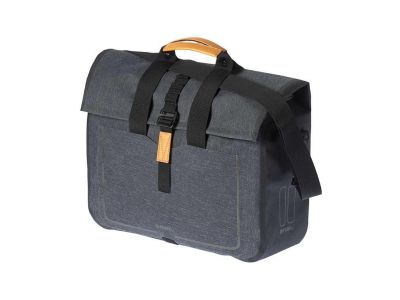 Basil URBAN DRY Business carrier satchet, 20 l, gray