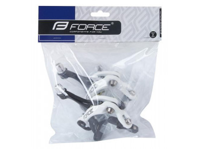 FORCE Brake shoes, road 39 - 49 mm, black and white