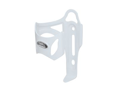 FORCE Side bottle cage, side, white gloss