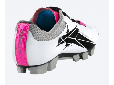 FORCE Damen MTB-Schuhe CRYSTAL, weiß-pink