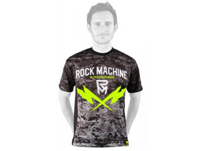 Rock Machine Radtrikot RM Trail Camo Freeride