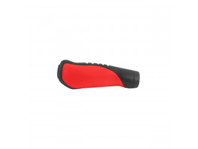 FORCE grips Ergo rubber black-red
