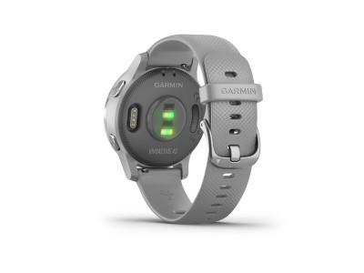 Zegarek Garmin Vivoactive 4S w kolorze pudrowo-szarym/silverm