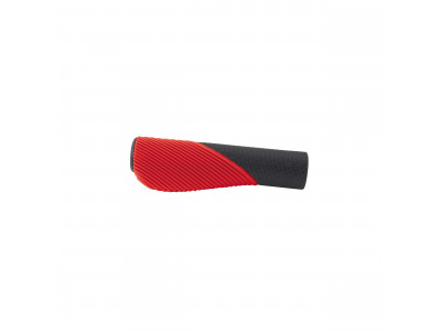 FORCE grips Bow shaped rubber black-red