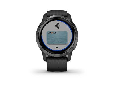Garmin Vivoactive 4 Zegarek sportowy w kolorze czarnym/łupkowym