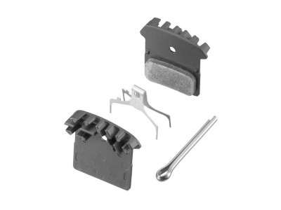 Shimano J03A brake pads, resin, with cooler