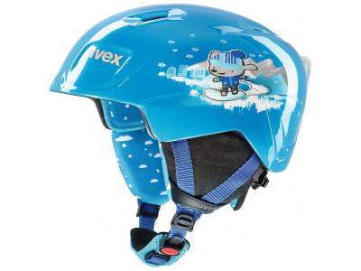 uvex Manic dětská lyžařská přilba 18/19 blue snow dog S566226400