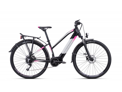 CTM SENZE lady Trek matná čierna / ružová, model 2020