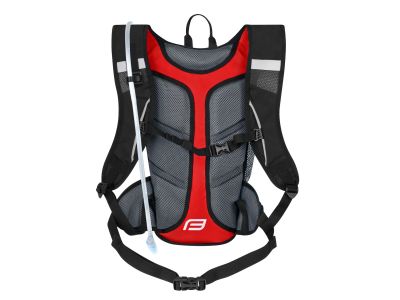 FORCE Aron Ace Plus backpack, 10 l + hydration pack 2 l, gray/black