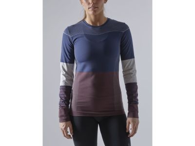 CRAFT Fuseknit Comfort Blocked Damen T-Shirt, dunkelblau