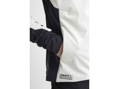 CRAFT Pursuit Pace Fuseknit kabát, fehér/fekete