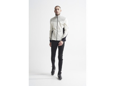 Jachetă Craft Pursuit Pace Fuseknit, alb/negru