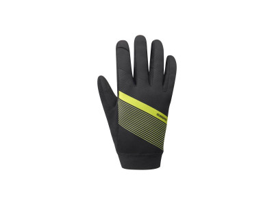 Shimano WIND CONTROL rukavice, neonová žlutá