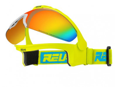 Relax Nordic ski goggles matt neon yellow size Uni