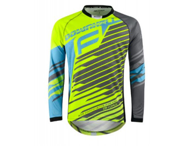 Force Downhill jersey, green-grey