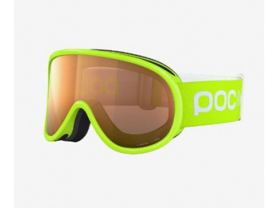 POC POCito Retina Kinder-Downhill-Brille, Fluoreszierendes Gelb/Grün, Uni