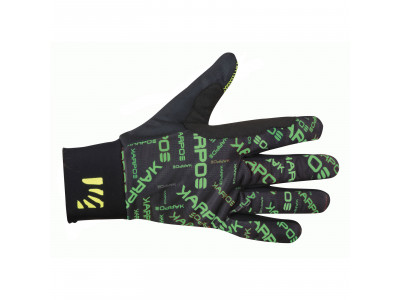 Karpos LEGGERO rukavice černé/zelené fluo