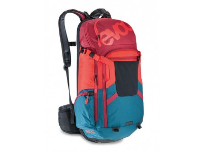 EVOC Freeride Trail Team 20l backpack petrol / red / ruby